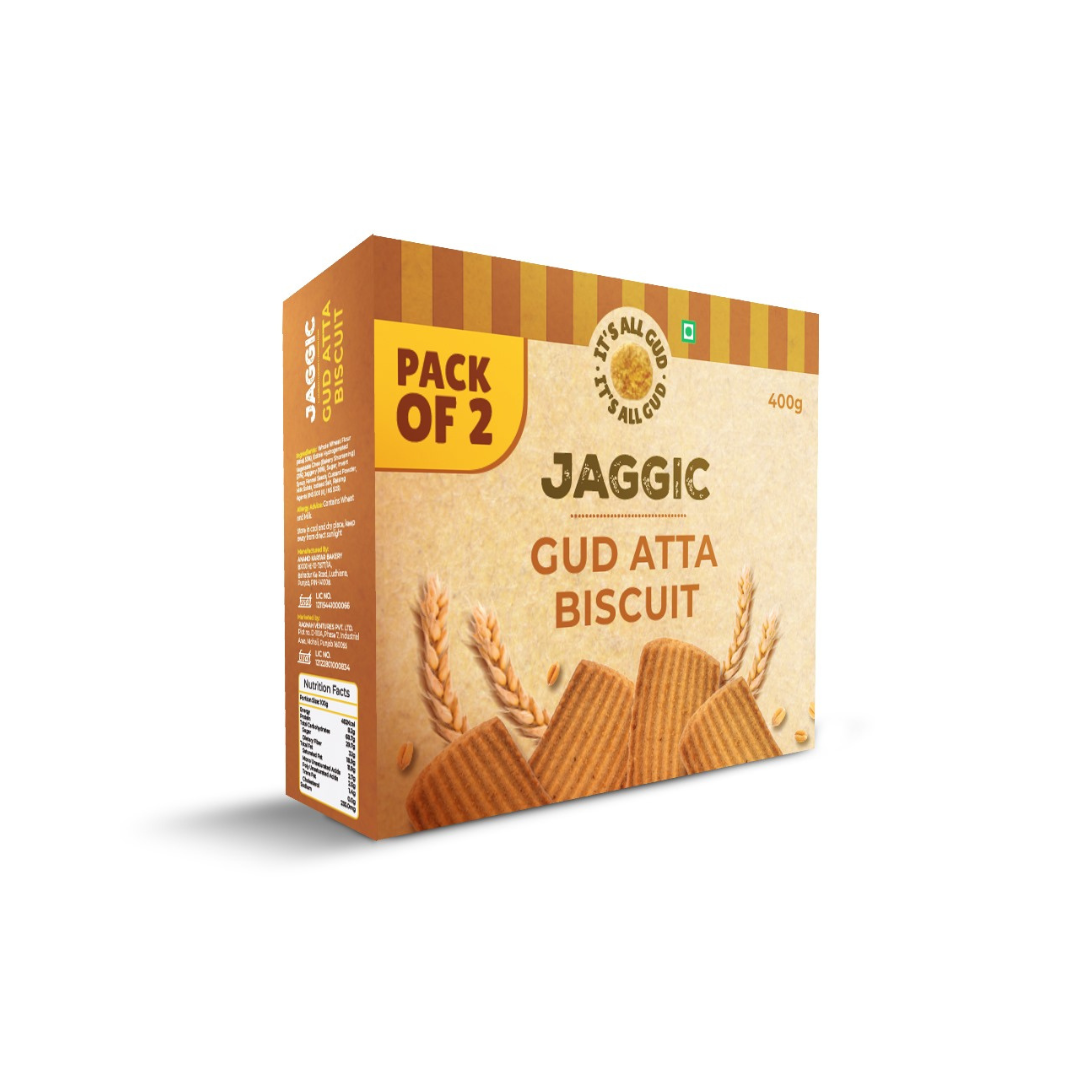 Jaggic GUD Atta Biscuit Combo Pack