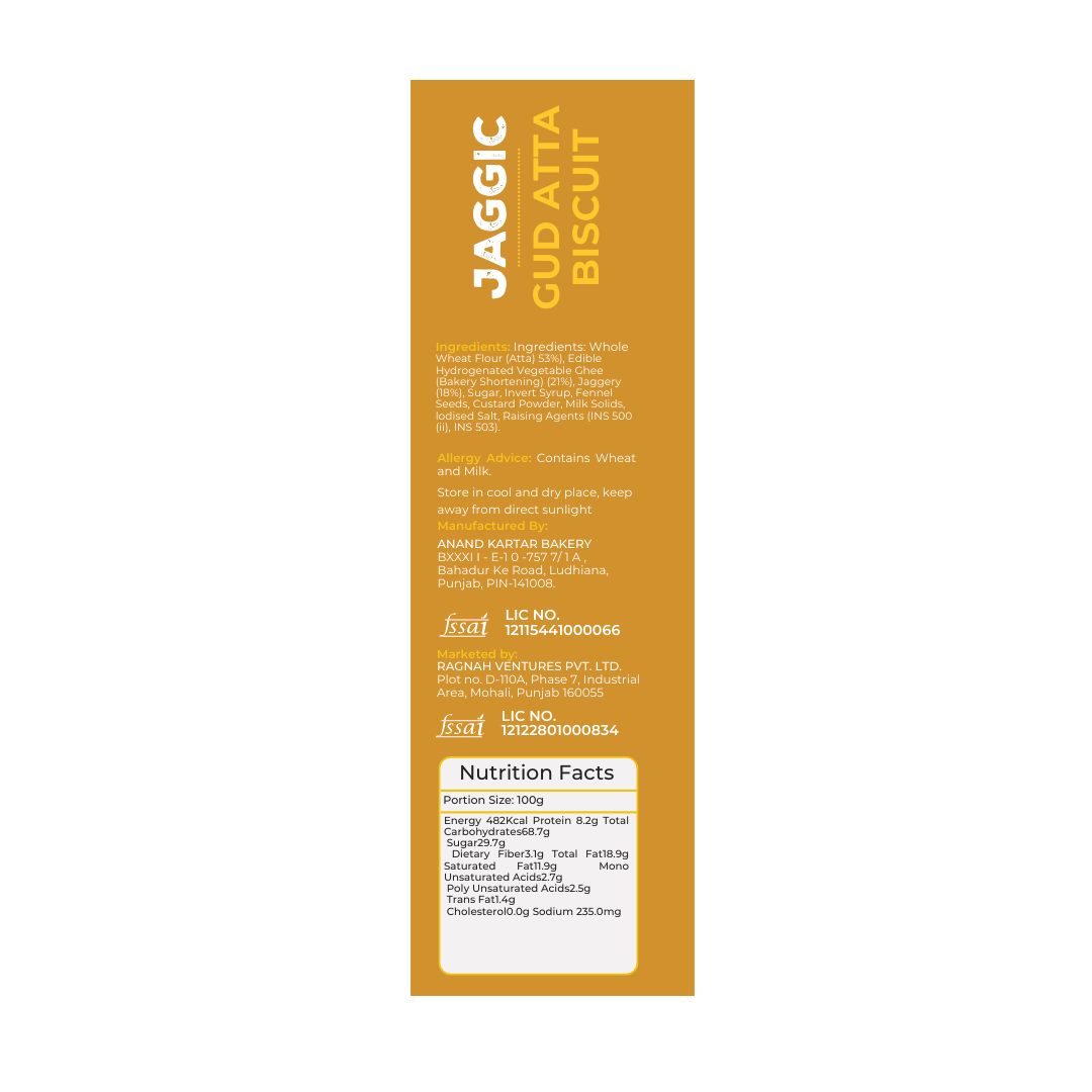 Jaggic GUD Atta Biscuit Combo Pack