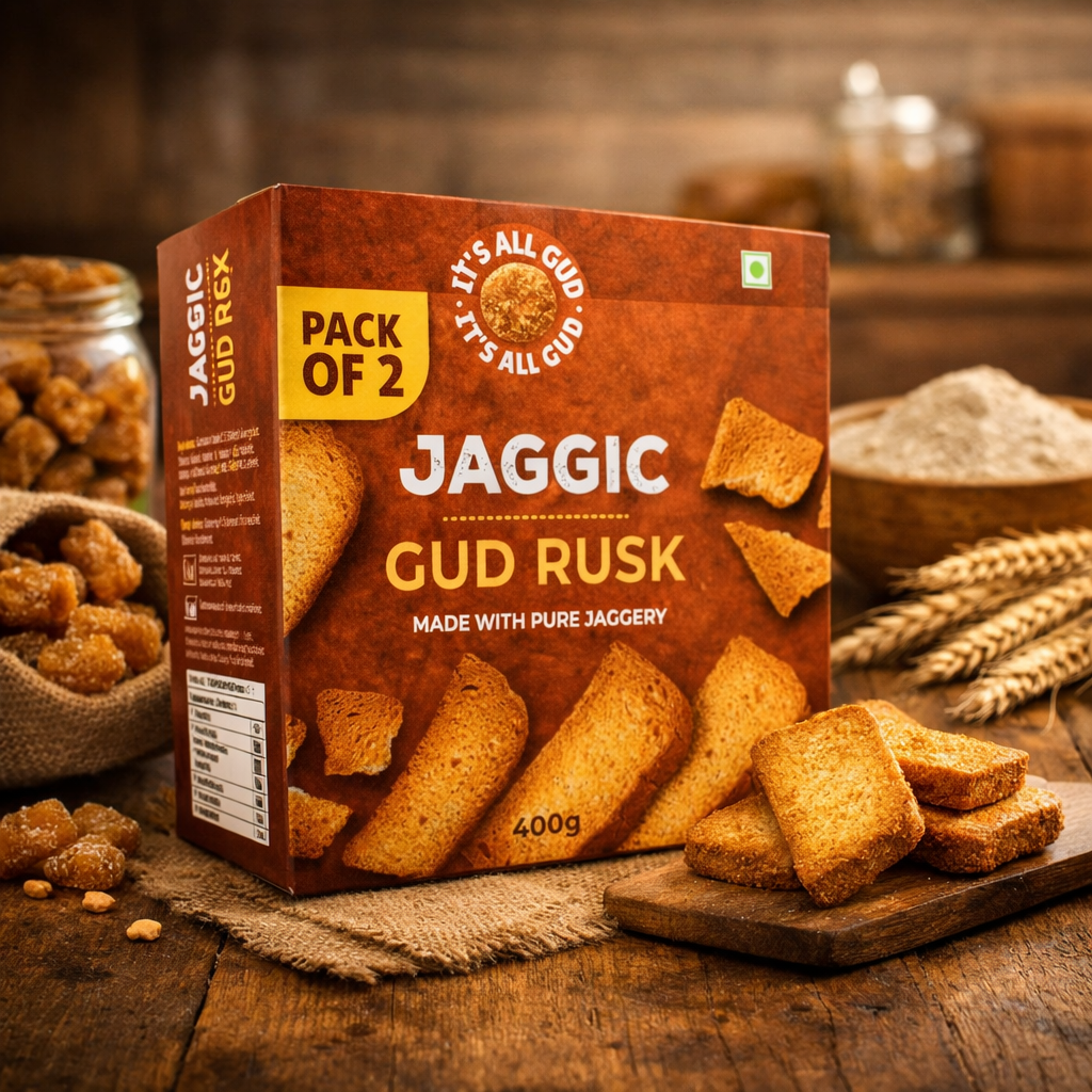 Jaggic GUD Rusk Combo Pack - 370