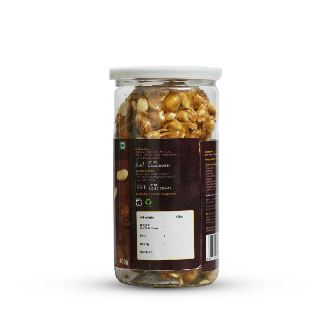 Jaggic Kurkuri Punjabi Chikki - Combo Pack of 2