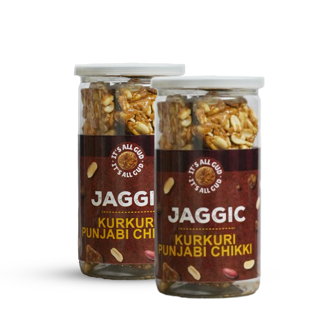 Jaggic Kurkuri Punjabi Chikki - Combo Pack of 2