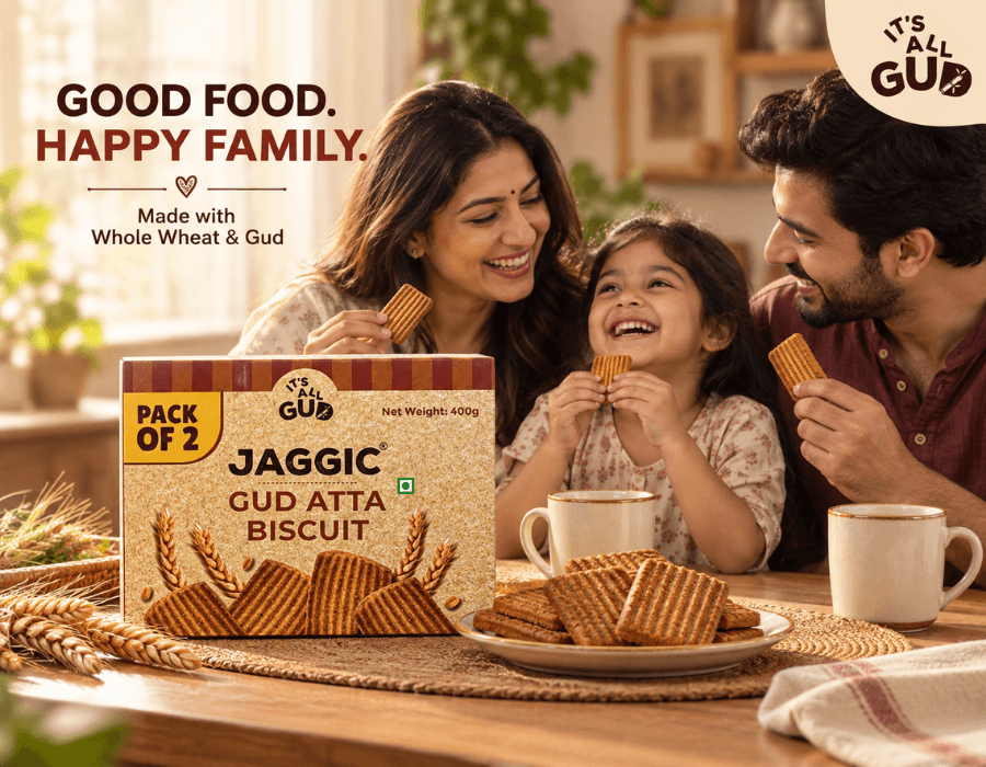 Jaggic GUD Atta Biscuit - Combo Pack