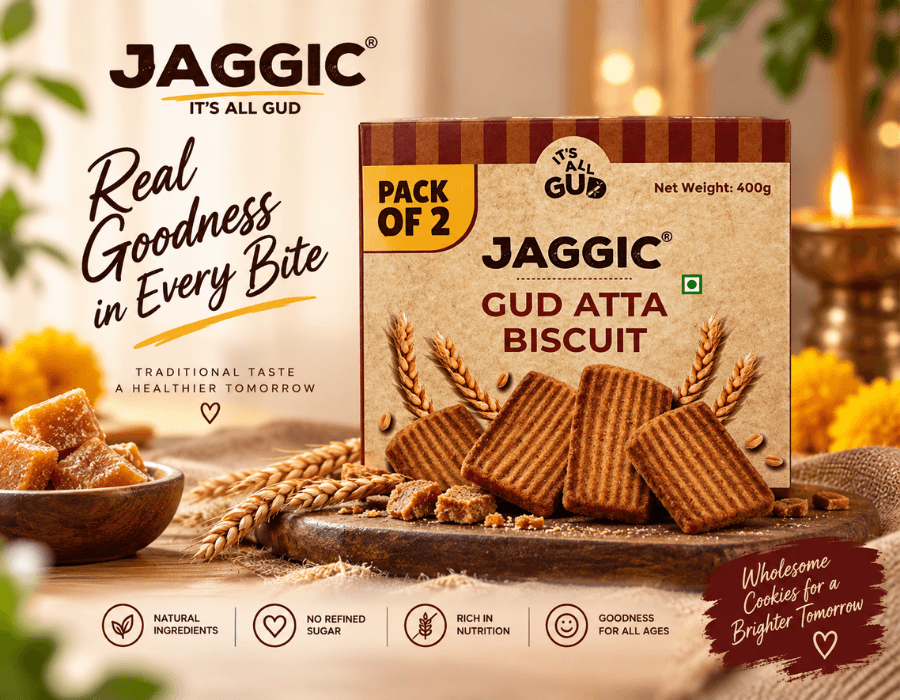 Jaggic GUD Atta Biscuit - Combo Pack