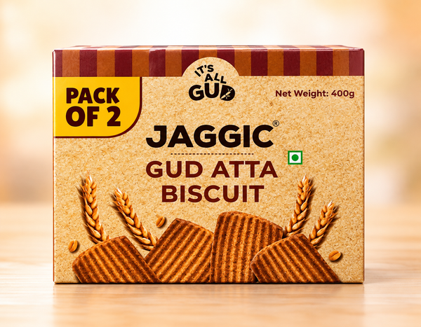 Jaggic GUD Atta Biscuit - Pack of 2