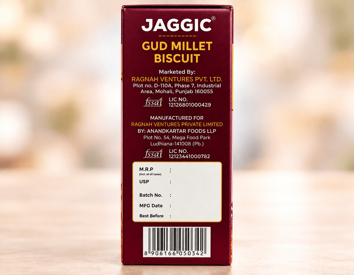 Jaggic GUD Millet Biscuit - Pack of 2