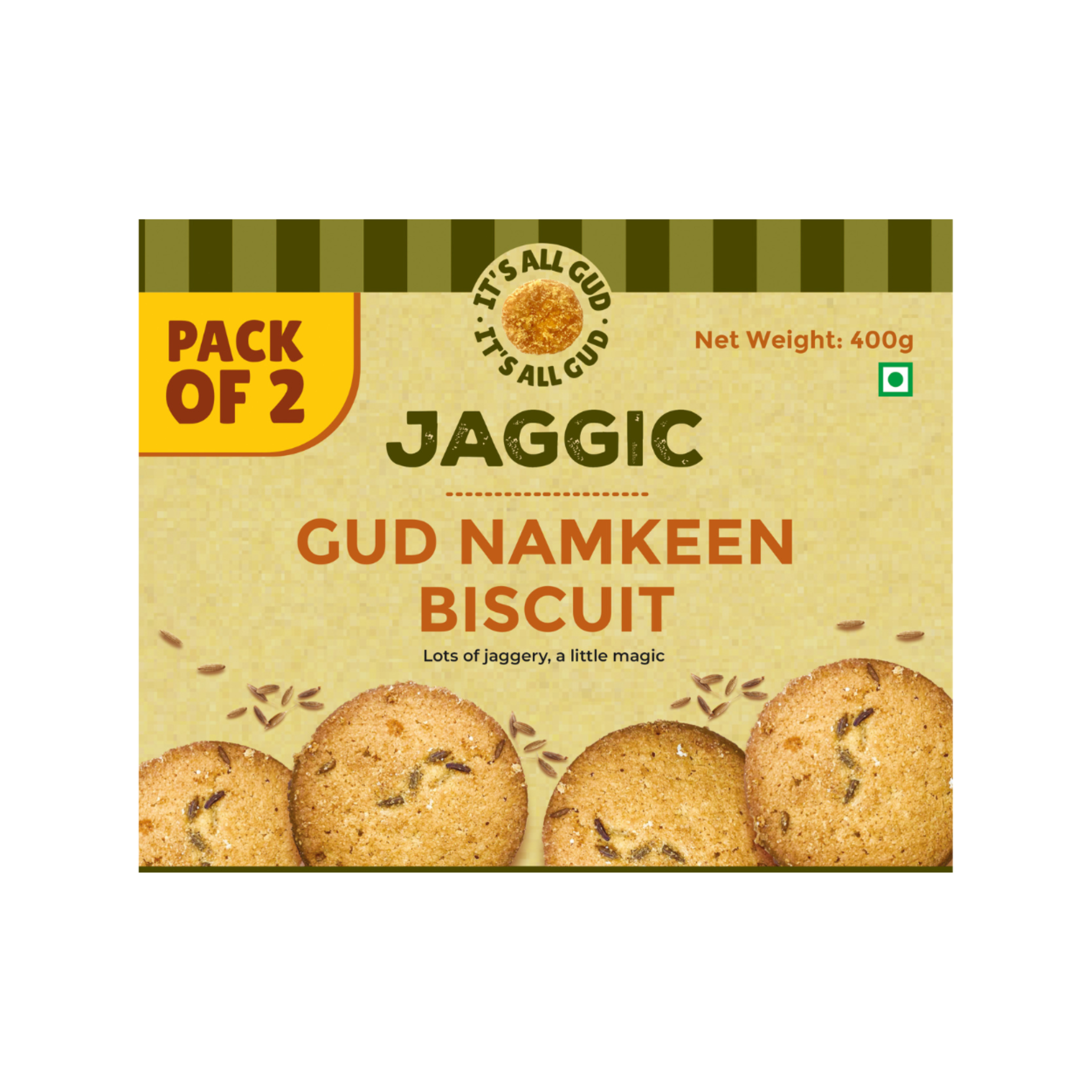 Jaggic GUD Namkeen Biscuit - Combo Pack