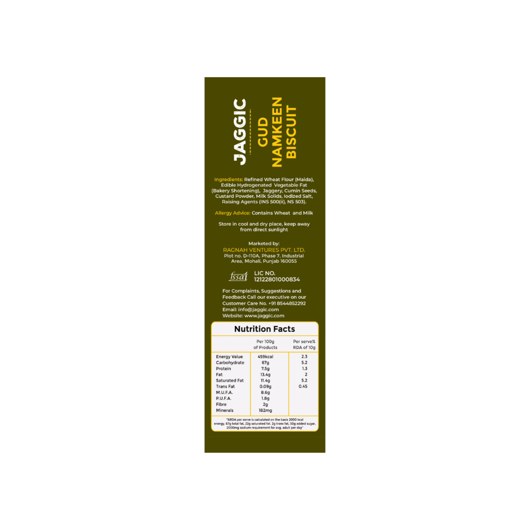 Jaggic GUD Namkeen Biscuit - Combo Pack
