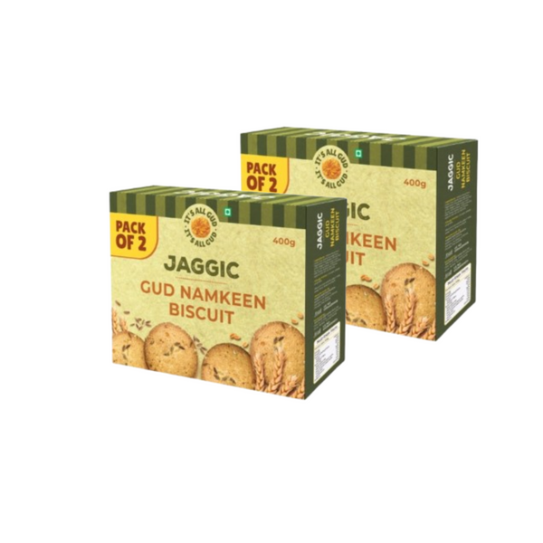 Jaggic GUD Namkeen Biscuit - Combo Pack