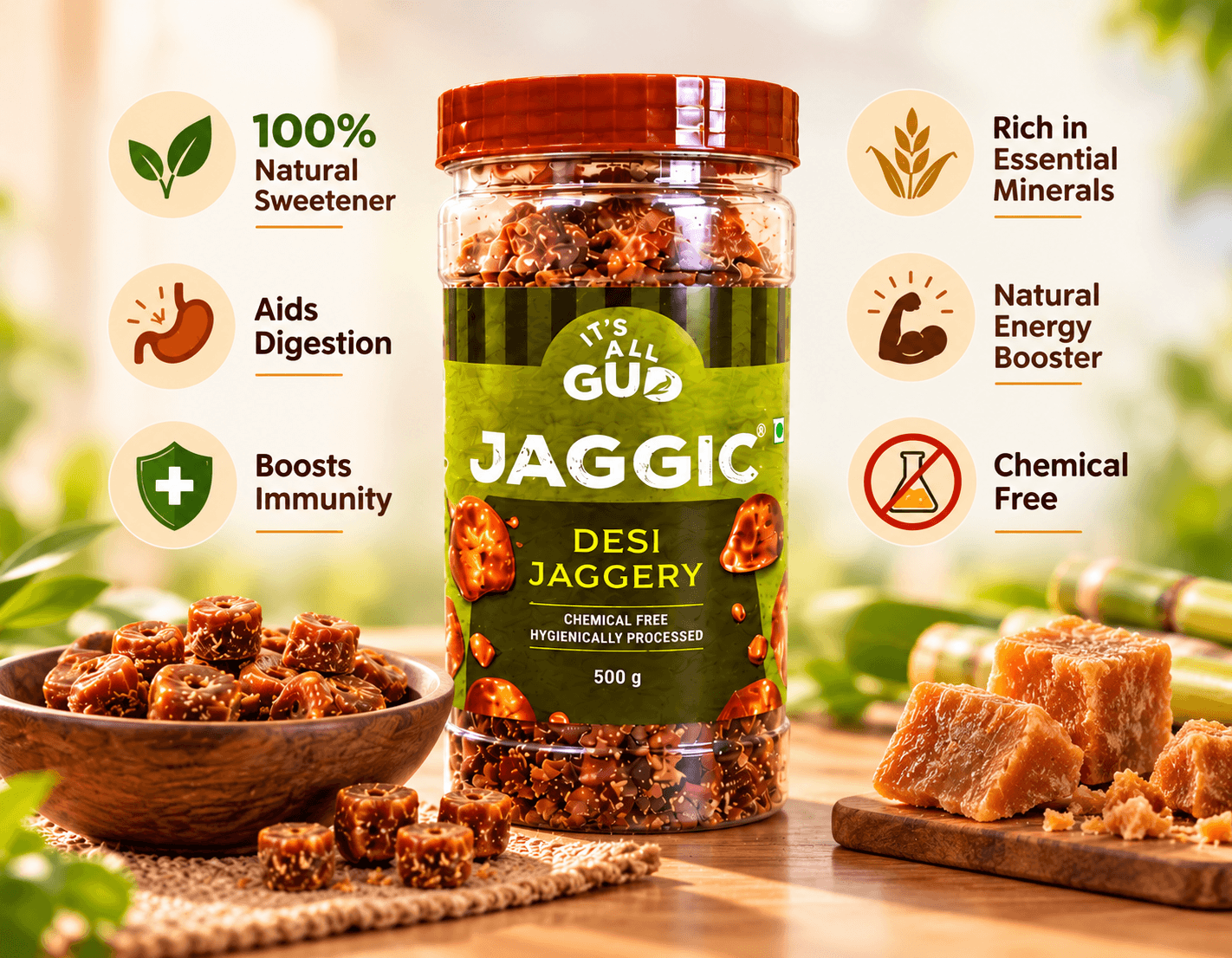 Jaggic GUD Cubes - Pack of 2