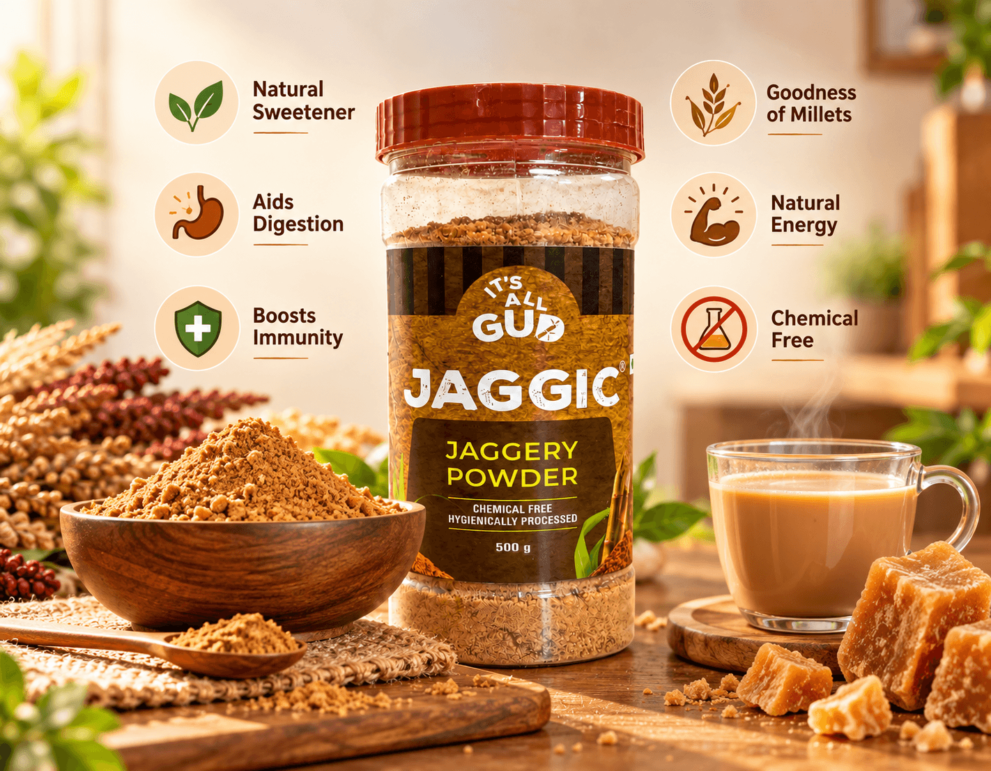 Jaggic GUD Powder - Pack of 2