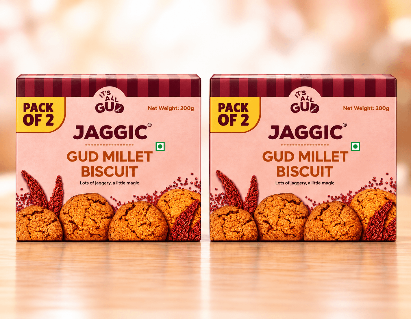Jaggic GUD Millet Biscuit - Pack of 2