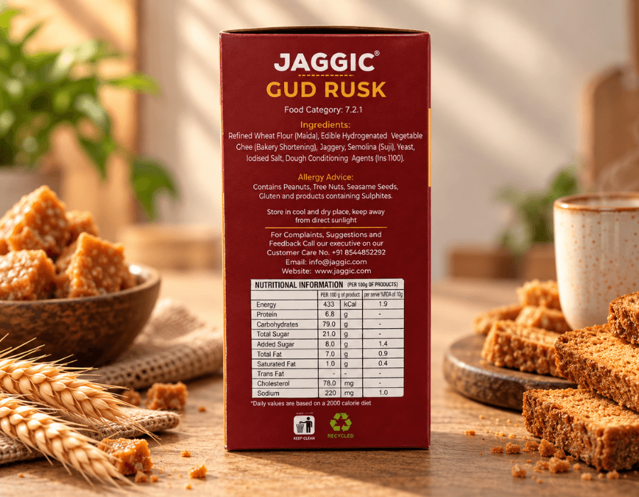 Jaggic GUD Rusk - Pack of 2